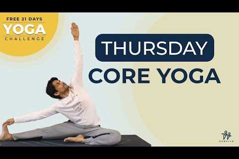 Thursday (M): Core &amp; Laughter | Free Yoga Challenge