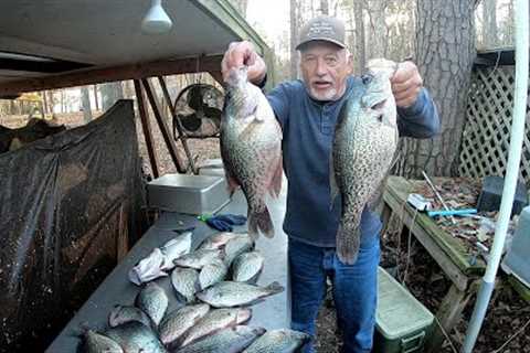 Super Slab Crappies After A Heavy Rain, Lake Murray, SC
