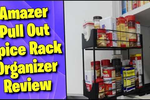 Kitchen Storage? || Amazer Pull Out Spice Rack Organizer Review || MumblesVideos Product Review