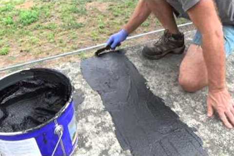 How to repair a roof leak