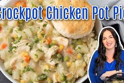 Crockpot Chicken Pot Pie - The Best Slow Cooker Recipe!