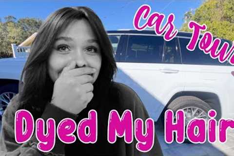 NEW CAR TOUR! EMMA DYED HER HAIR! WOW! EMMA AND ELLIE