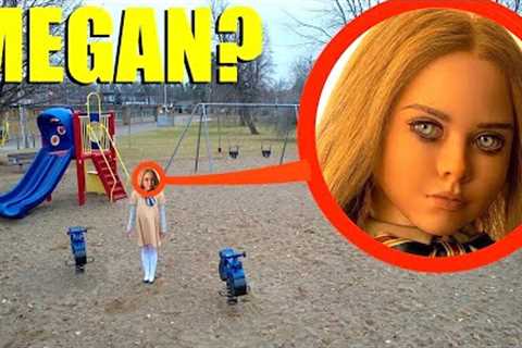 drone catches M3GAN Doll at haunted park (we found her!)