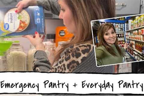 Emergency Pantry + Everyday Pantry | Food Storage *RESTOCK*| Prepping