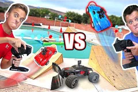 WILL IT DRIVE WITH INSANE MODS?! RC CAR DRIVING ON THE WATER &amp; BALLOON POPPING MODS!