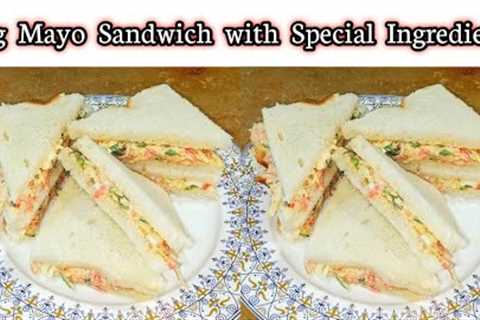 Egg Mayo Sandwiches with Special Ingredients|Egg Sandwich Recipe By Terrific Cook