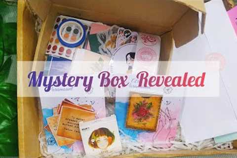 Unboxing Mystery Box! #mysterybox #journalingsupplies #journaling