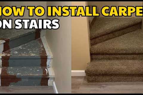 How to Install Carpet on Stairs | DIY