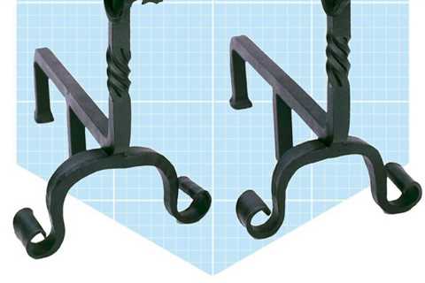 Here are some tips for choosing fireplace andirons and grates