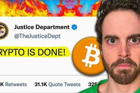 It’s Started: DOJ Issues “Enforcement Action” Against Crypto 🚨