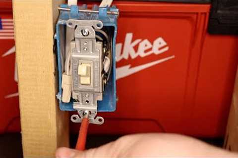 The CORRECT way to wire a light switch