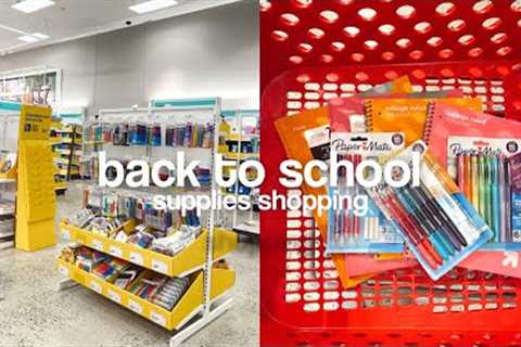 back to school supplies shopping vlog 2022