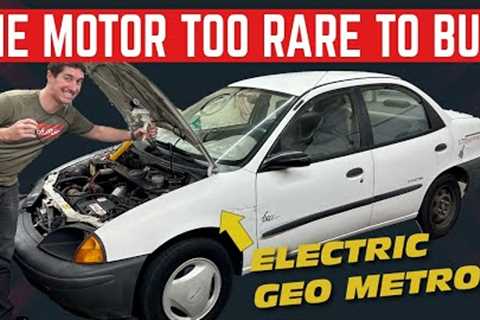 The Electric Geo Metro Is So RARE We Have To REBUILD It's Motor