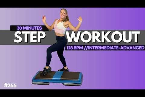 30 MINUTES STEP AEROBICS WORKOUT // 128 BPM // INTERMEDIATE to ADVANCED