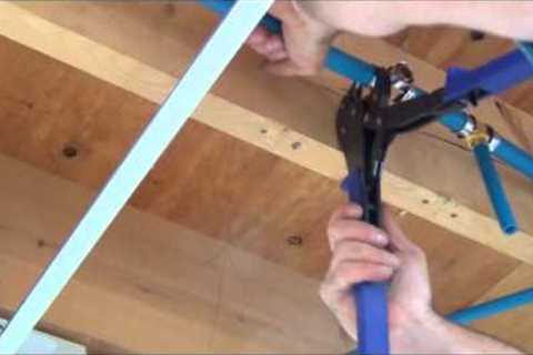 How to Install Pex Pipe Waterlines in Your Home.  Part 2. Plumbing Tips!