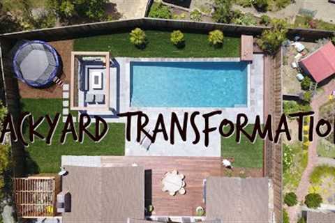 Backyard Transformation &amp; Pool Construction Timelapse
