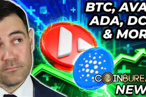 Crypto News: Bitcoin Rally, ADA, AVAX, DCG, Gemini &amp; MORE!