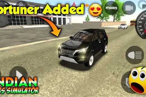 Black 🖤 Fortuner Indian car simulator 3d Game play 2023 | Car Driving Game | Game