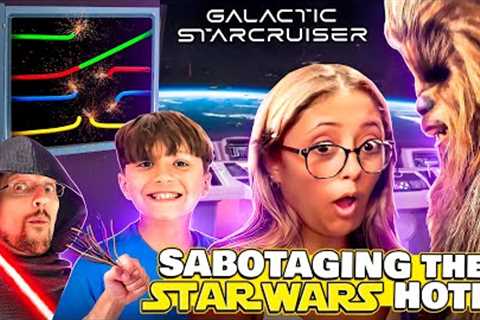 We Slept in Outer Space &amp; Betrayed the Space People! (FV Family Star Wars' Hotel Galactic..