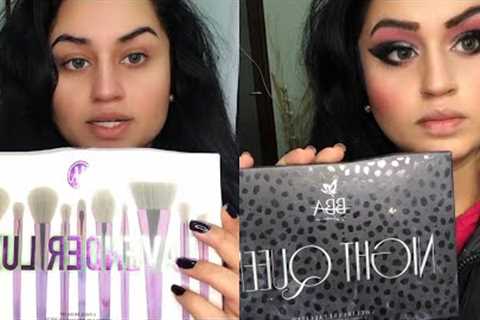 Smokey Eye Makeup Tutorial | BH Cosmetic Brushes Lavender Luxe | Beautify by Amna Brush Cleaner