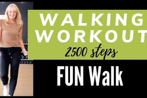 Fun Walking Exercise for Weight Loss | Walking Workout at Home Low Impact
