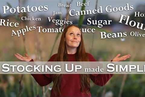 STOCK UP NOW...on these 6 things! Prepping for DUMMIES | Stocking Prepping | Cooking Homemade Meals