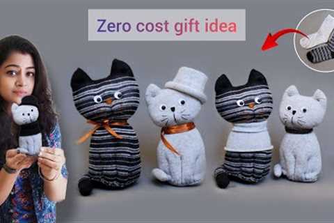 Made from socks🧦gift ideas | Sock kittens diy Craft ideas | Birthday gifts