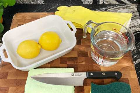 How to Clean an Oven with Lemon
