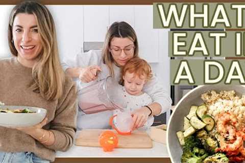 What I Eat in a Day as a Busy Mom (Meal Prepping and Leftover Hacks)