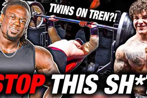 Tren Twins Chest Training HUGE MISTAKE | Gym Bro Style Workout?!