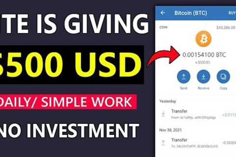 New Free Bitcoin Mining Website 2022    Best Free Cloud Mining Website    Zero Investment