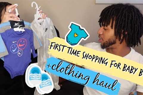 First time shopping for our baby boy!! (+clothing haul!)