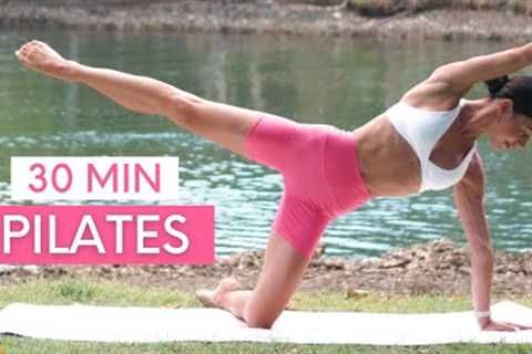 30 MIN FULL BODY WORKOUT || Intermediate/Advanced Pilates (No Equipment)