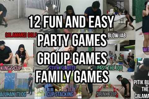 12 Fun and Easy Party Games | NoNo TV | Christmas Party Games | Family Games | Group Games |