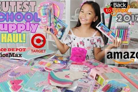 MASSIVE SCHOOL SUPPLIES HAUL 2017!!!