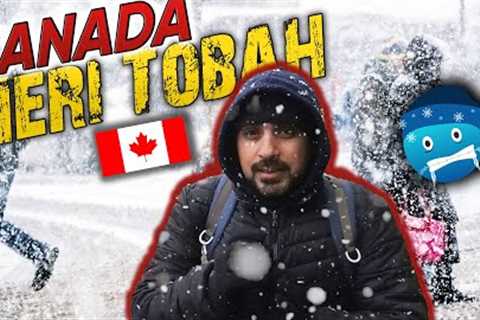 Exploring MONTREAL in full SNOW  🥶 | EP-06 | North America Series