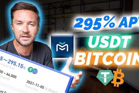 How To Earn Bitcoin Interest With 295% APY Yield Farming Crypto Stablecoins!