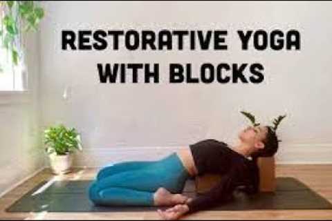 Restorative Yoga Sequence With Blocks