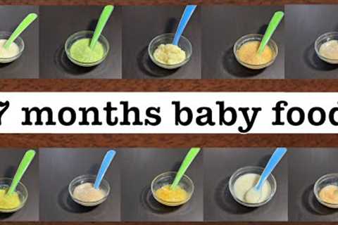 7 months baby food recipes | 10 recipes for 7 months baby