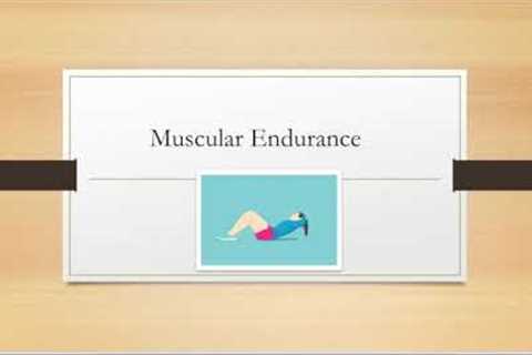 5 Components of Health-Related Fitness