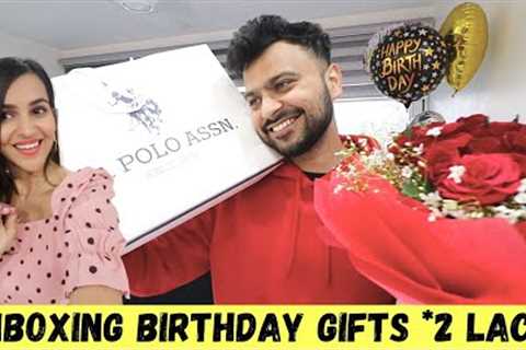 Unboxing his BIRTHDAY Gifts *DRONE, SCOOTY*