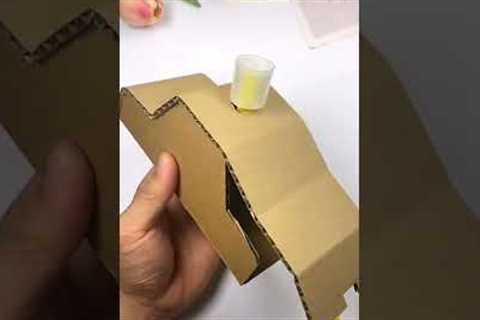 Cardboard craft car🚗 #shorts #short #ytshorts