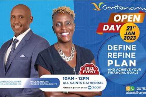 Define, Refine, Plan and Achieve Your Financial Goals! #CENTONOMYOPENDAY