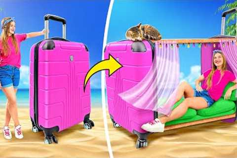 GENIUS TRAVEL HACKS FOR PARENTS || USEFUL CAMPING TIPS