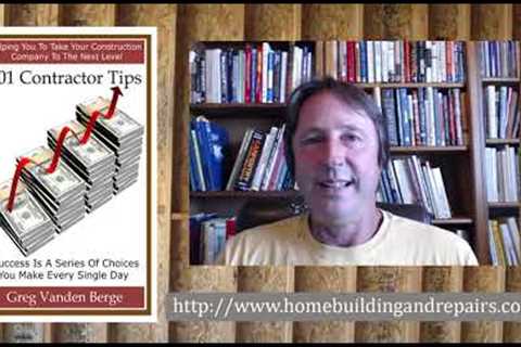 Contractors Designing Construction Projects – Contractor Business Tip #303