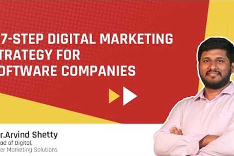 A 7-Step Digital Marketing Strategy for Software Companies