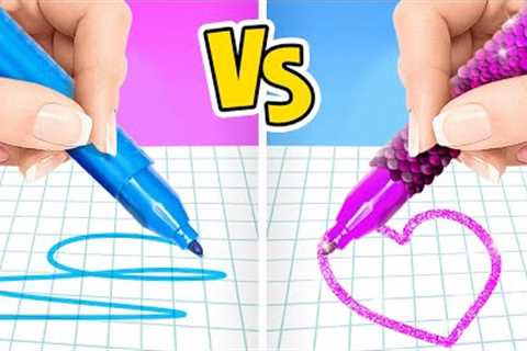 GENIUS SCHOOL HACKS AND ART IDEAS YOU SHOULD TRY