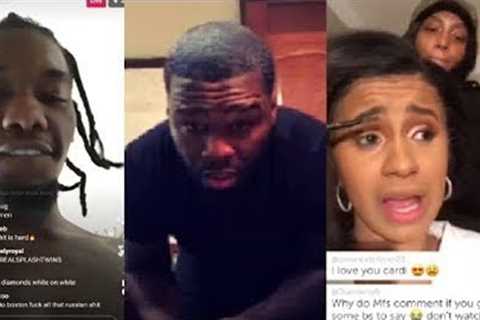 Celebs React To Cardi B vs Nicki Minaj FIGHT (ft. Offset, 50 Cent, Azealia Banks &amp; More)