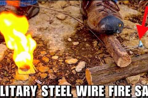 Learn This Emergency Military Fire Starting Skill Taught to Pilots!