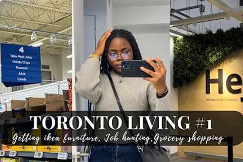 Toronto Living #1 -  Canada job hunting, Getting our Ikea furniture, Grocery shopping and more.